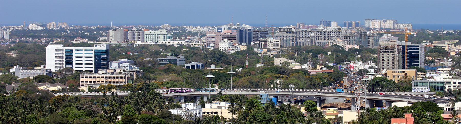 Chennai city skyline showing the metro area our valuers cover